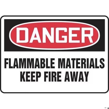 Accuform OSHA DANGER SAFETY SIGN FLAMMABLE MCHG062VS MCHG062VS